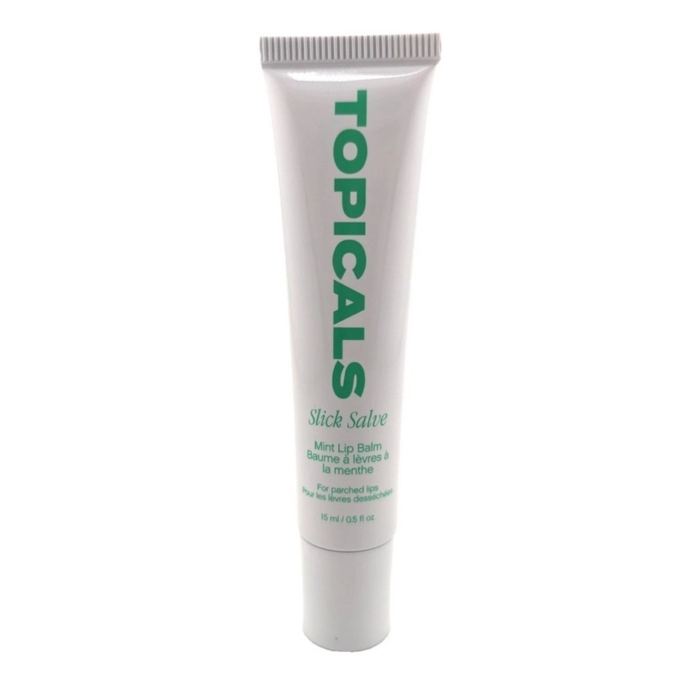 Topicals SLICK SALVE Mint Lip Balm Full Size ~ Ceramides, Hyaluronic Acid